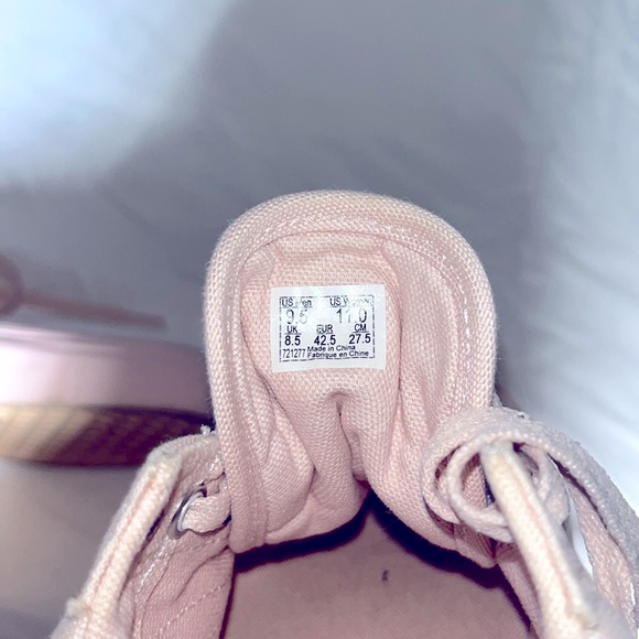 Vans Pink Monotone Skater Shoes - Picture 6 of 7